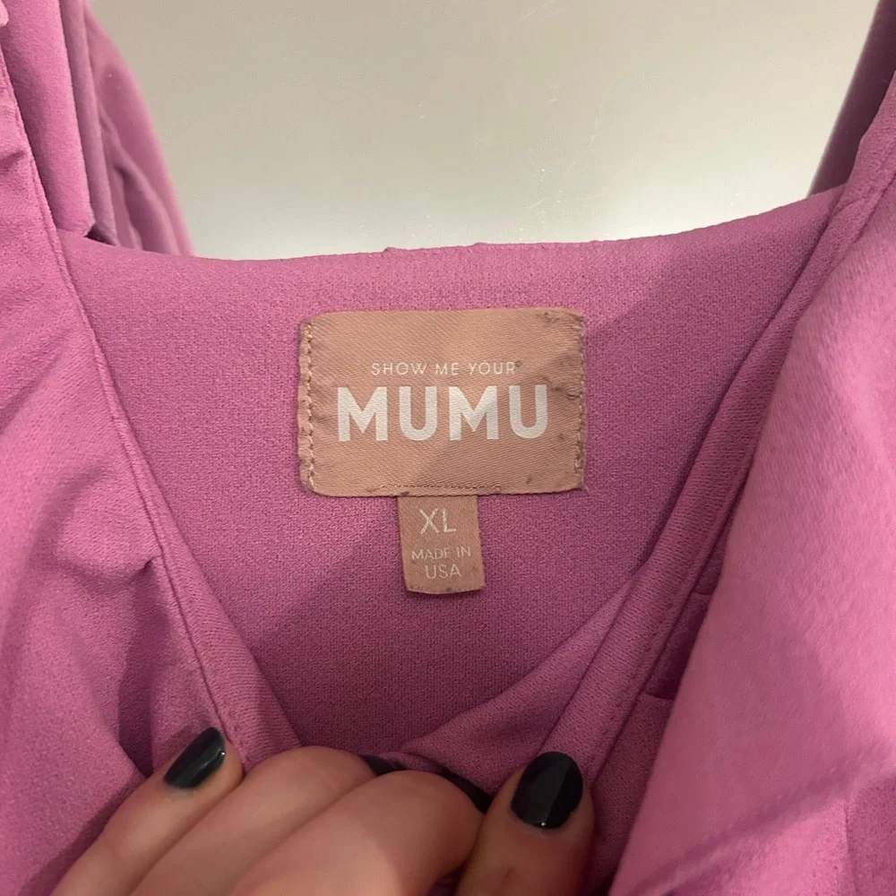 Show Me Your MuMu Asymmetrical Pink Ruffle Dress - Picture 3 of 5